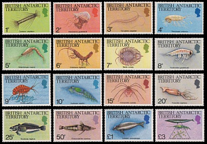 БАТ, 1984, Рыбы, Морская Фауна, 16 марок